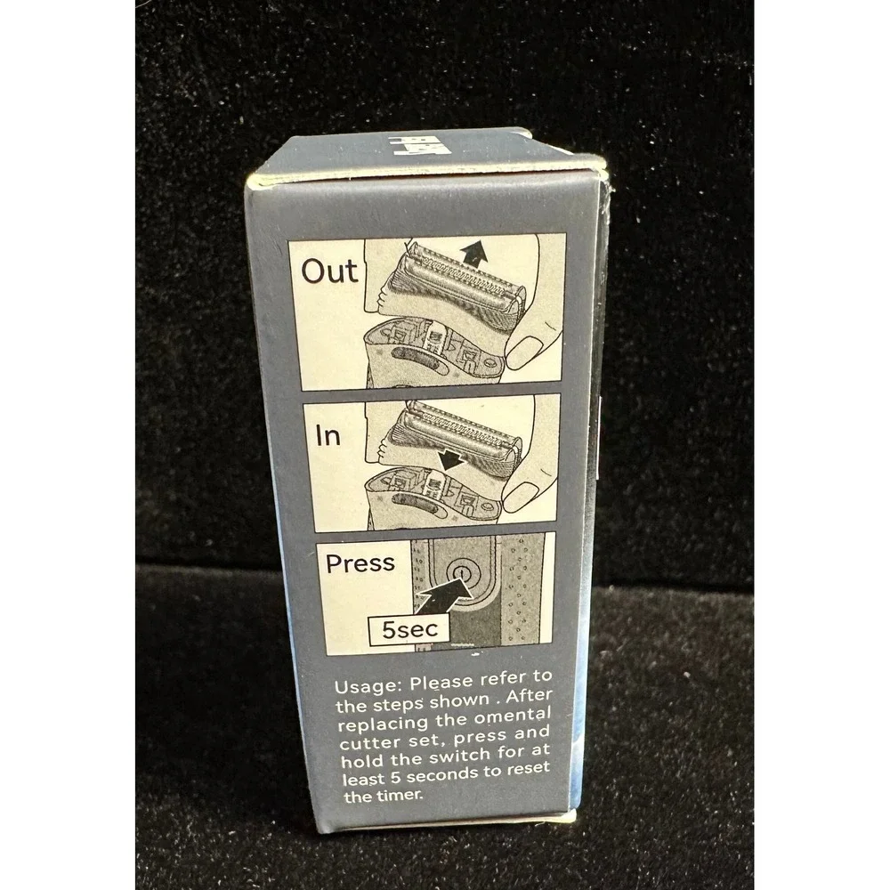 Series 3 Shaver Head Replacement Foil and Cutter Cassette 32B Black